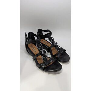 Montana Black/Silver Racine Strappy Sandals